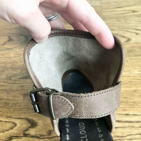 Musse & Cloud Leather Platform Heels in Brown - Size 40 or W 9/9.5 - Picture 2 of 7